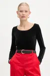 Velurové body MICHAEL Michael Kors černá barva, MF451KUF0P