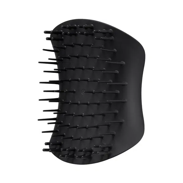 Tangle Teezer Scalp Brush Black masážní exfoliační kartáč na pokožku hlavy 1 ks