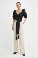 Lněná košile Luisa Spagnoli RUNWAY COLLECTION