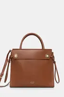 Kožená kabelka Guess BIANCA hnědá barva, HWBIAA L5117