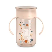 Suavinex Wonderland 360 Láhev na učení 340 ml 1 ks růžová