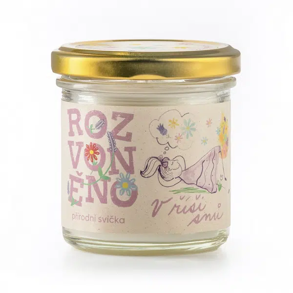 Rozvoněno Vonná svíčka - V říši snů (130 ml)