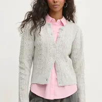 Kardigan Hollister Co. dámský, šedá barva, KI350-4253