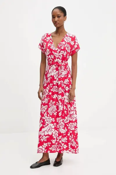 Šaty Answear.LAB červená barva, midi