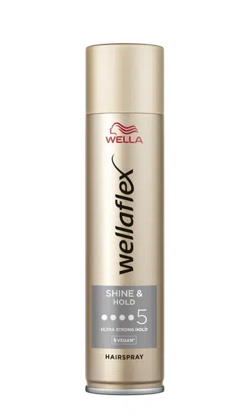 Wella Wellaflex Shine & Hold lak na vlasy s extra silnou fixací pro lesk 250 ml