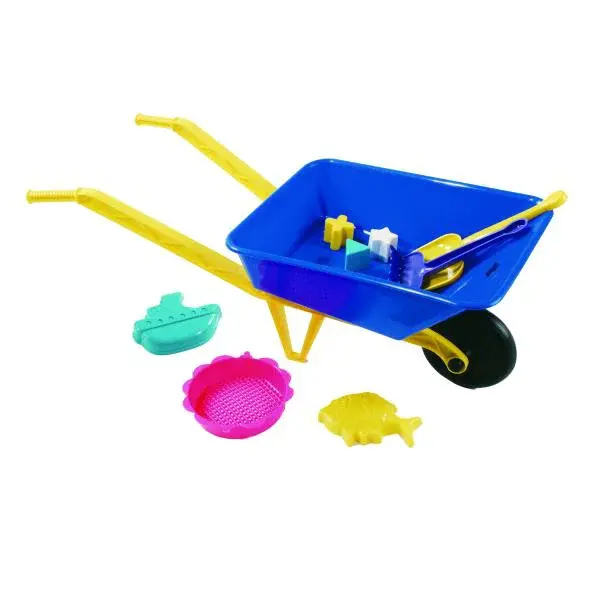 Koleček modrý se sadou na písek 70 cm