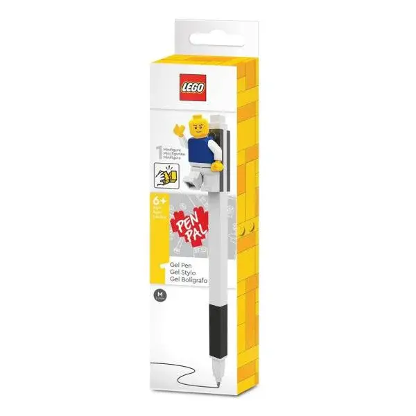 LEGO® Gelové pero s minifigurkou, černé - 1 ks