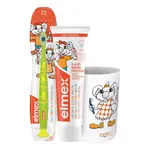 Elmex Dětská sada – zubní pasta 50ml + kartáček + kelímek