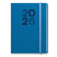 Denní diář Baloušek Vigo 2026 - A5, modrý