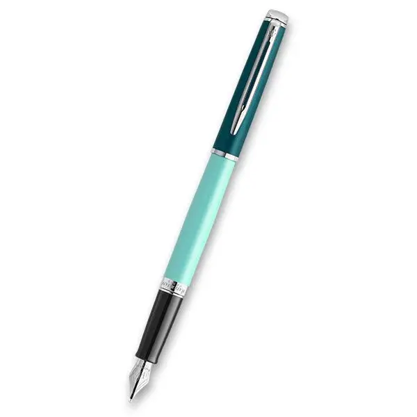 Plnicí pero Waterman Hémisphère Colour Blocking Green CT - hrot F
