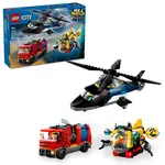 LEGO® City 60462 Remix: Helikoptéra, hasičské auto a ponorka