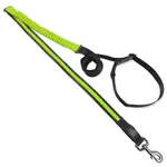 Vodítko Dog Fantasy USB LED nylonové běžecké zelené 2,5x180-250cm