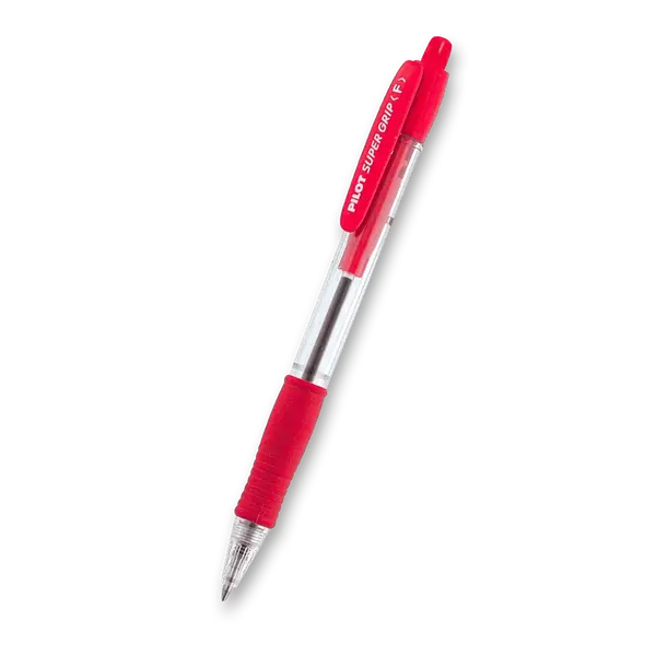 Kuličkové pero Pilot 2028 Super Grip - červené