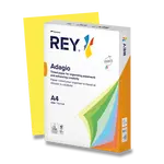 Barevný papír Rey Adagio, intenzivní sytost, 500 listů - tmavě žlutý