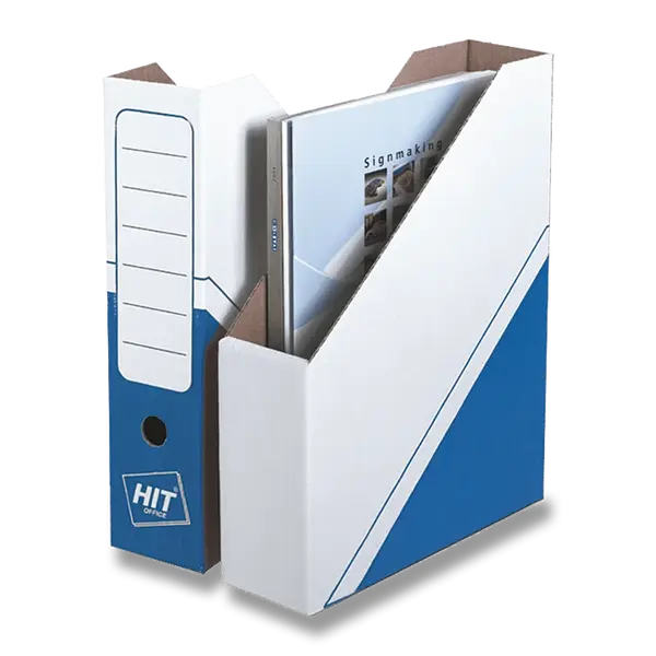 Magazin box Hit Office - archivační box, 75 mm - modrý