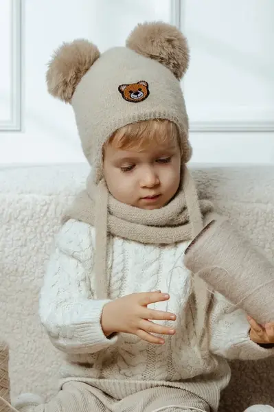 Dětská čepice s příměsí vlny Jamiks AMPIO IIA