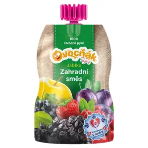 OVOCŇÁK Pyré jablko a zahradní směs 200 g