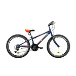 Juniorské kolo DHS Cedric 24" - model 2025 11" (120-140 cm) Blue