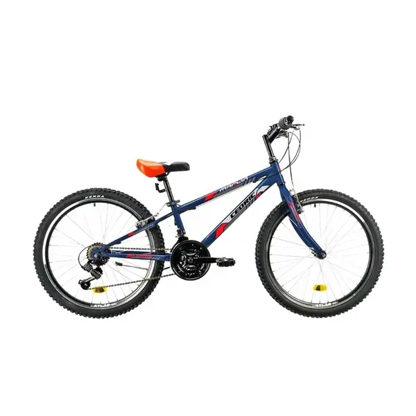 Juniorské kolo DHS Cedric 24" - model 2025 11" (120-140 cm) Blue