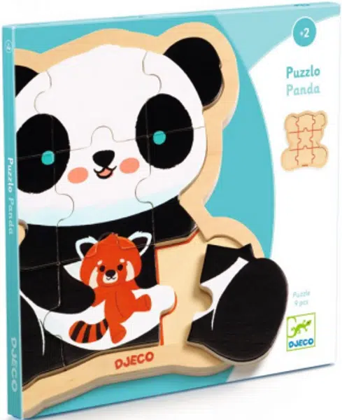 Dřevěné puzzle Puzzlo Panda