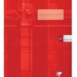 Školní sešit Clairefontaine Metric A4 "445" čtverečkovaný, 40 listů CZ/SK, červený