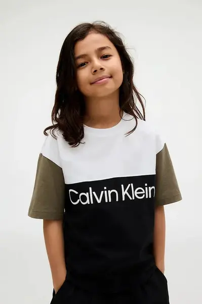 Dětské bavlněné tričko Calvin Klein Jeans
