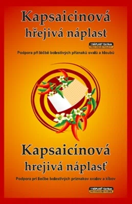 CAPSICOLLE Kapsaicinová hřejivá náplast 12 x 18 cm