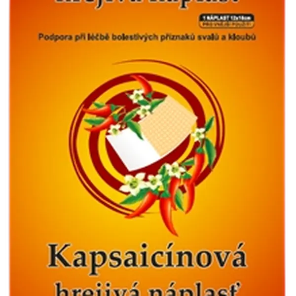 CAPSICOLLE Kapsaicinová hřejivá náplast 12 x 18 cm