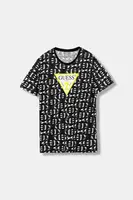 Dětské bavlněné tričko Guess černá barva, L5YI05 K8HM4