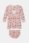 Dětské bavlněné šaty Guess oranžová barva, mini, A5YK02 KA6R4