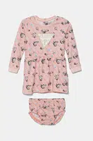 Dětské bavlněné šaty Guess oranžová barva, mini, A5YK02 KA6R4