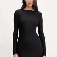 Šaty Guess EVELINE černá barva, mini, přiléhavé, O5GK03 KCDE0