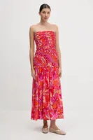 Šaty Farm Rio červená barva, midi, 336592