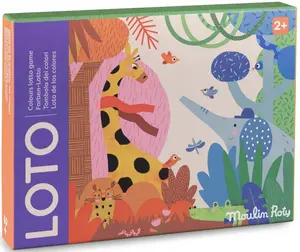 Barevné loto se zvířátky