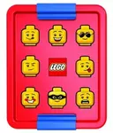 LEGO ICONIC Classic box na svačinu - červená/modrá