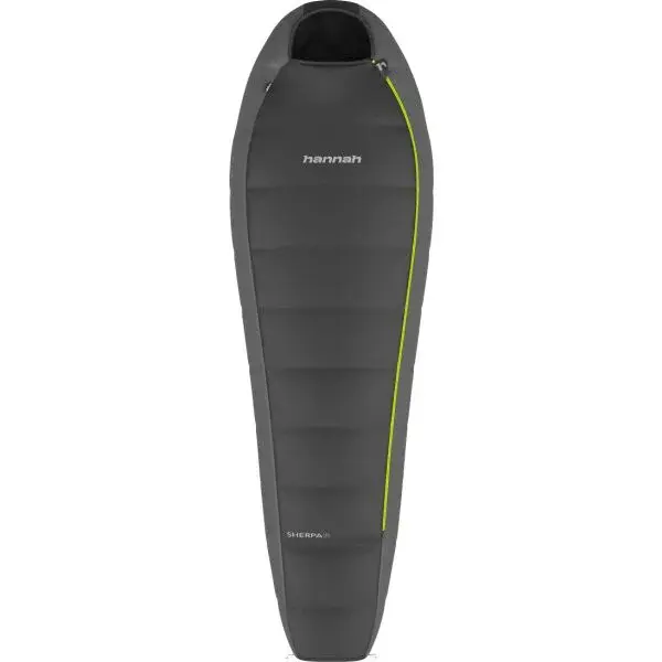 Hannah SHERPA 160 MT-P Třísezónní spací pytel, tmavě šedá, velikost 230 cm - pravý zip