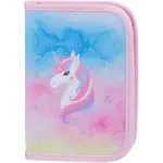 BAAGL CLASSIC CASE RAINBOW UNICORN Školský peračník, ružová, veľkosť