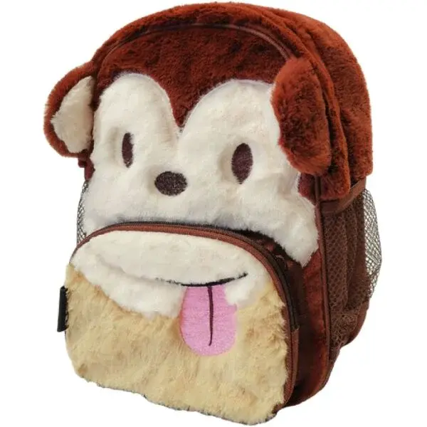 Oxybag FUNNY MONKEY Předškolní batoh, hnědá, velikost