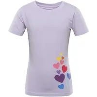 NAX ZALDO Dívčí triko, fialová, velikost 116-122