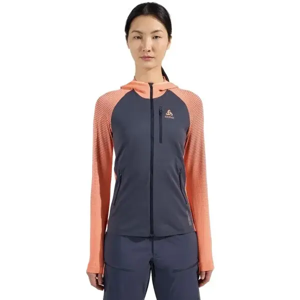 Odlo X-ALP PERFORMANCE Dámská technická mikina, oranžová, velikost