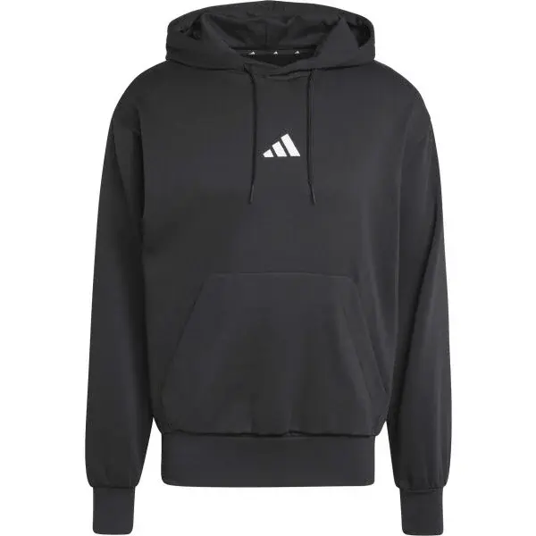 adidas ESSENTIALS FEELCOZY HOODIE Pánská mikina, černá, velikost XXL