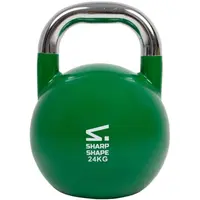 SHARP SHAPE COMPETITION KETTLEBELL 24 KG Kettlebell, zelená, velikost 24 KG