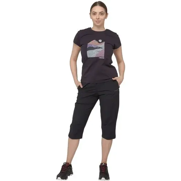 Head IZERNA Dámské outdoorové 3/4 kalhoty, černá, velikost