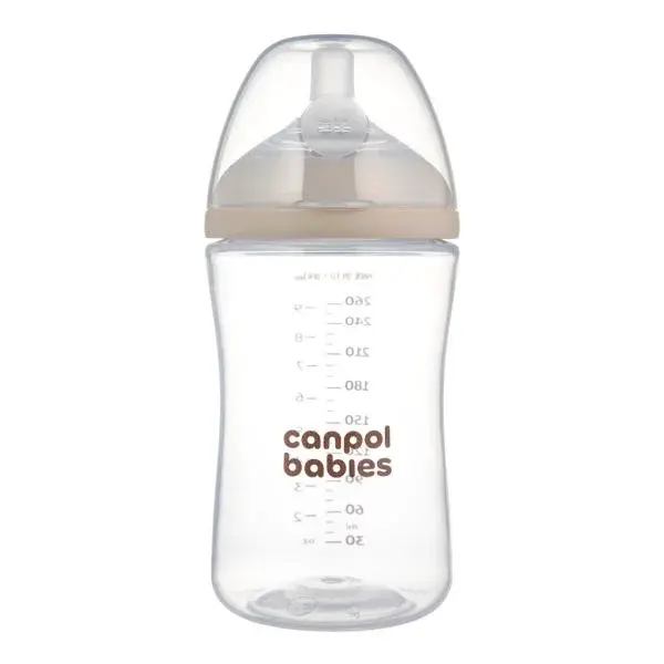 CANPOL BABIES Láhev antikoliková Natural shape 260ml