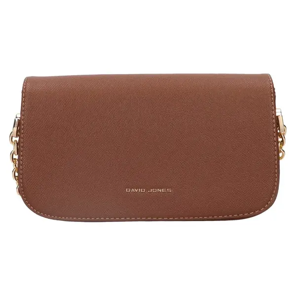 Dámska crossbody kabelka David Jones Mirelle - koňak