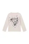 Guess  tričko s dlouhým rukávem dětské bavlněné s elastanem