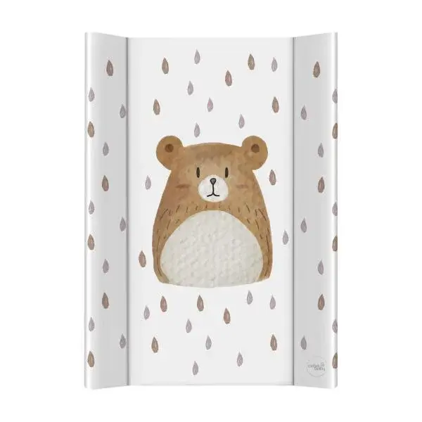 CEBA BABY Přebalovací podložka 2-hranná s pevnou deskou (50x70) Basic Bear Buddy