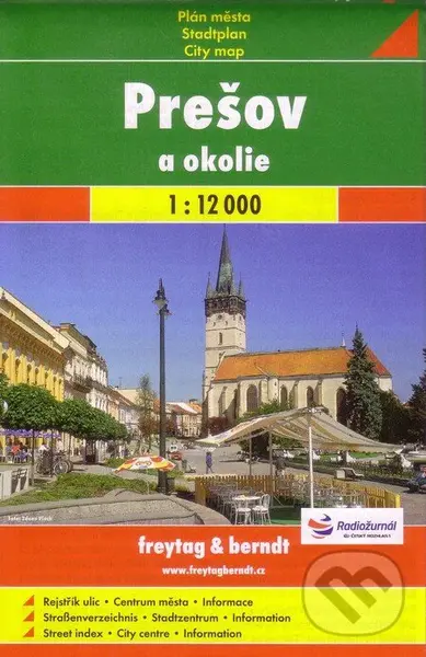 Prešov a okolie 1:12 000