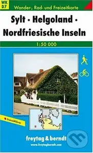 WKD  7 Sylt, Helgoland, Nordfriesische 1:50 000/mapa