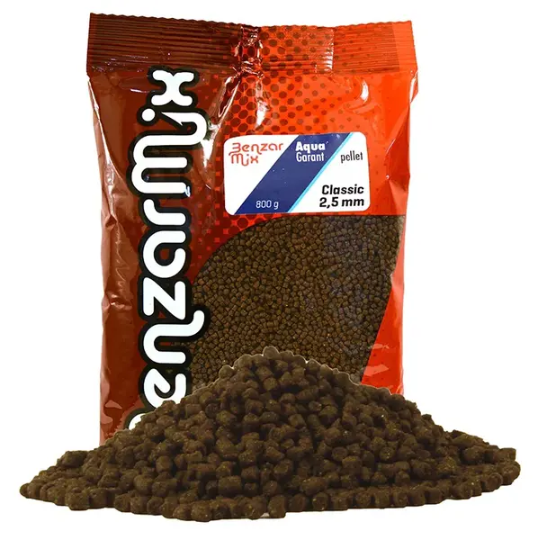 Benzar mix pelety aqua garant 800 g - classic 2,5 mm